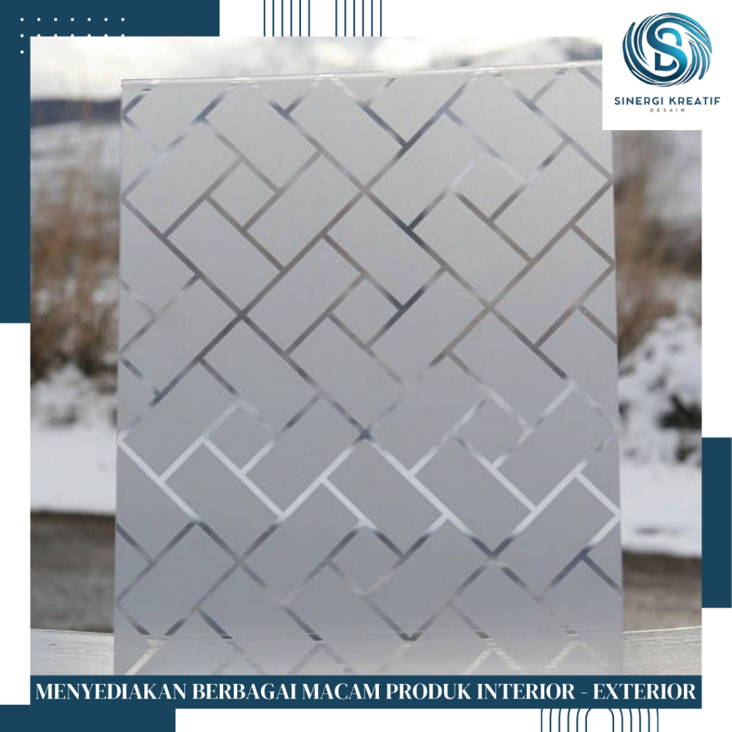 Sunblast stiker kaca banyak pilihan motif