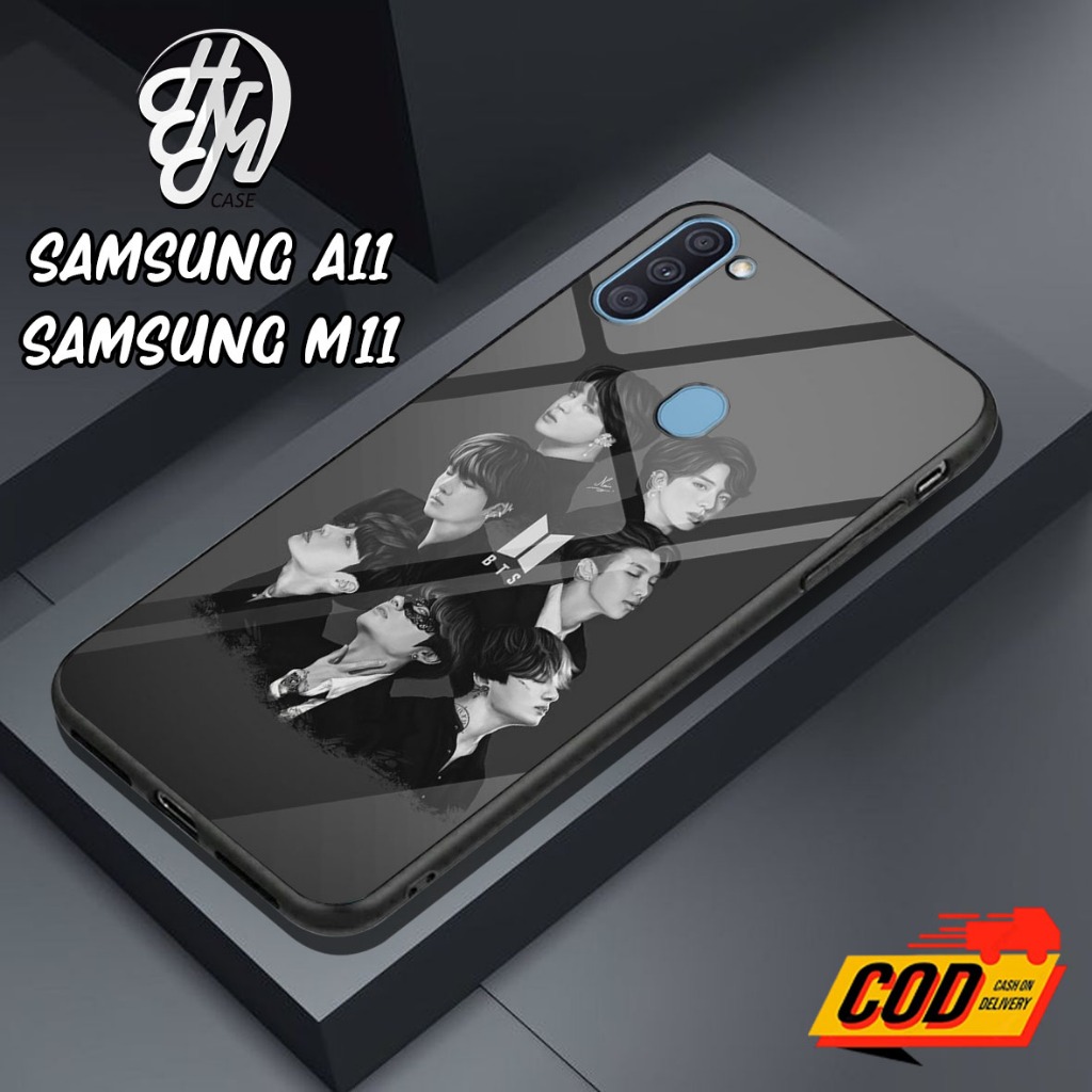 HNM CASE - Case Samsung A11 / M11 Terbaru - Fashion Case BTS Case Murah Hardcase Softcase Pelindung 
