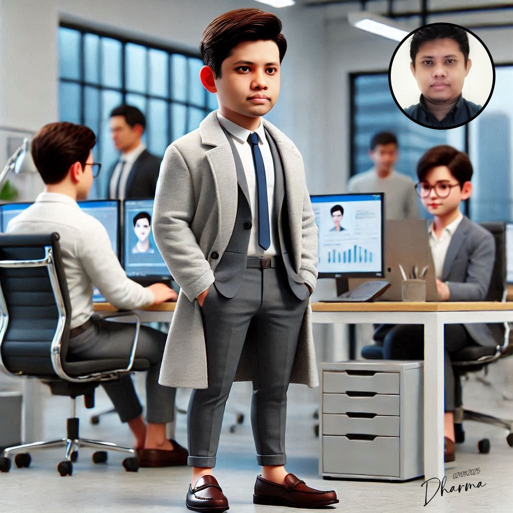 Jasa Edit Photo Karikatur 3D Dengan Wajah Sendiri (Bisa Cetak Sekalian)