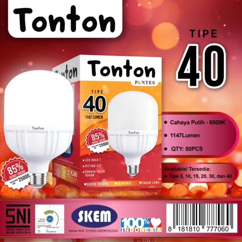 Lampu LED Bergaransi 40Watt Harga grosir