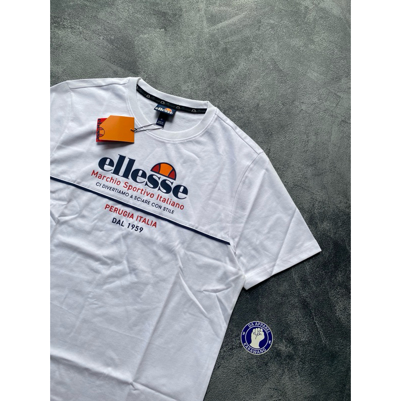 Ready Stok Ellesse Men's Kempa Tee - White