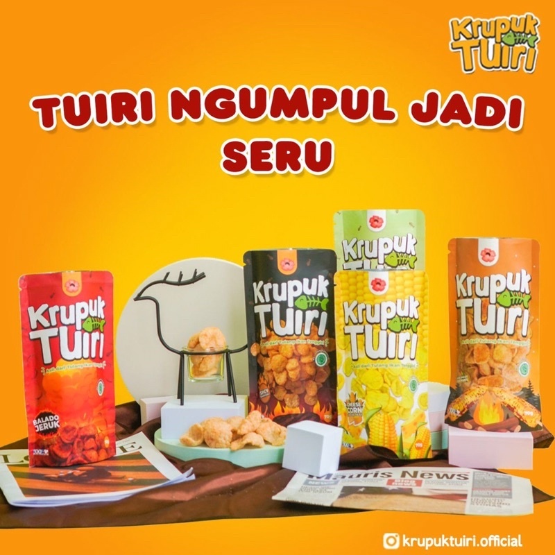 

[70gr] Kerupuk Tulang Ikan Tenggiri (Krupuk Tuiri)