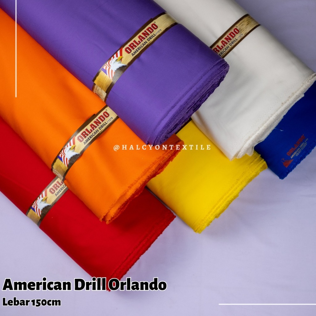 Kain American Drill Hight Quality Best Seller Orlando Untuk Seragam, Celana, PDH, PDL, Pakaian Dinas