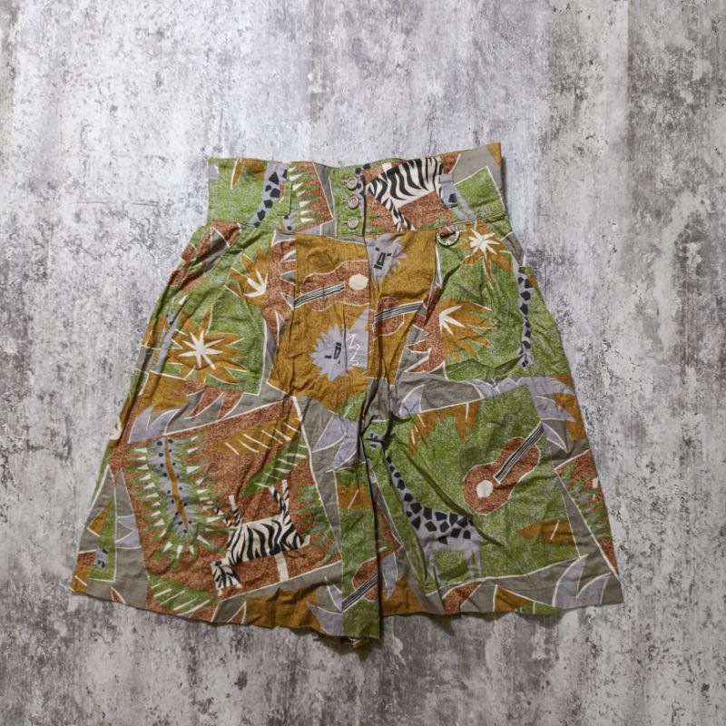 Vintage Christian Dior Floral Short Pants women