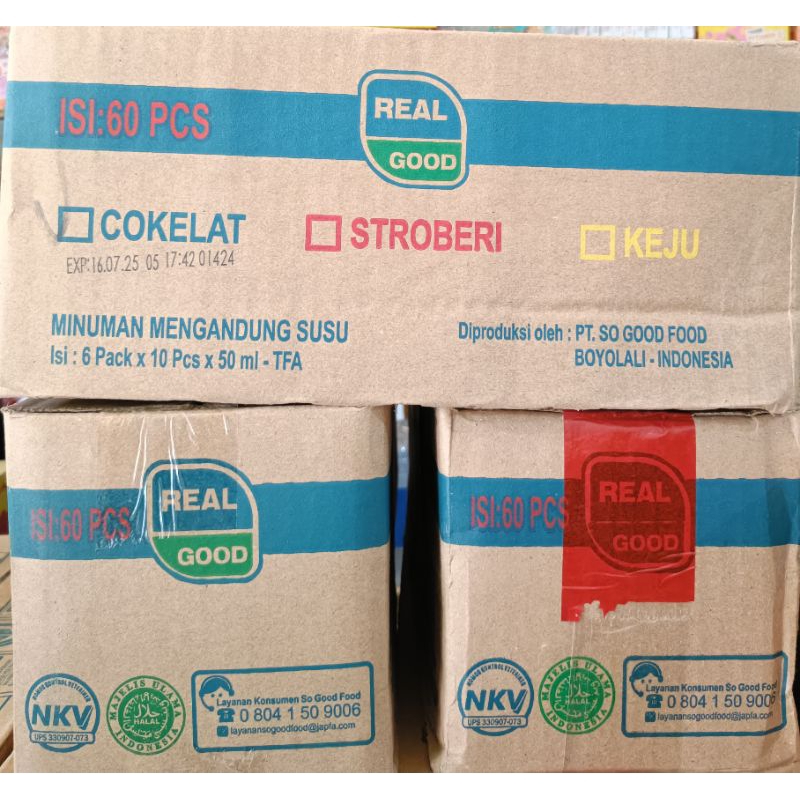 

REAL GOOD 1 DUS ISI 60 PCS