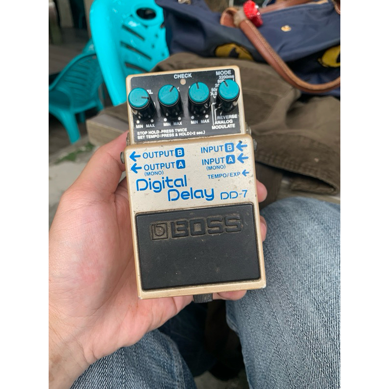 Boss Digital Delay 7 dd7 Second efek delay gitar