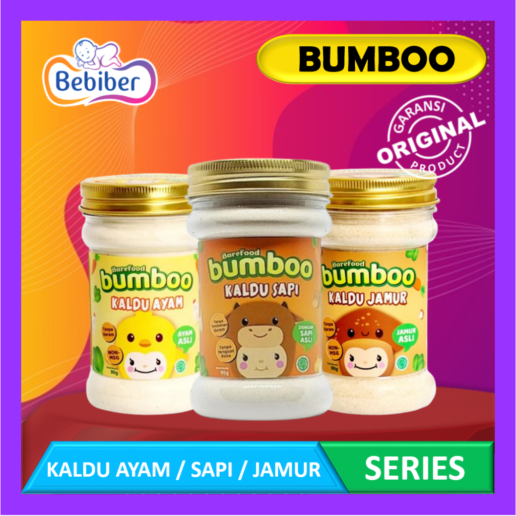 

Bumboo Kaldu Mpasi - Bumbo Kaldu Asi Booster - Penyedap Rasa Mpasi - Kaldu Anak - Bebiber