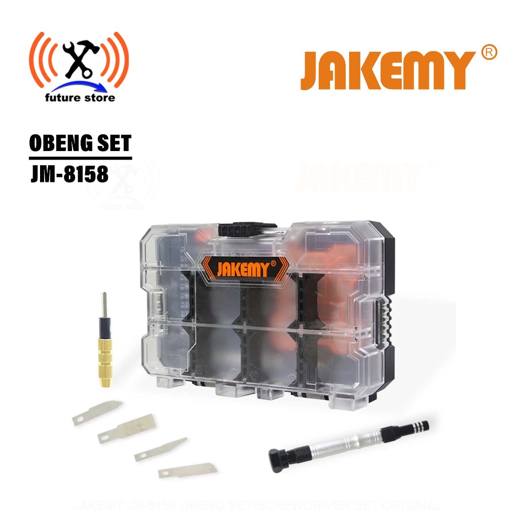 JAKEMY JM-8158 OBENG SET / SCREWDRIVER SET ORIGINAL
