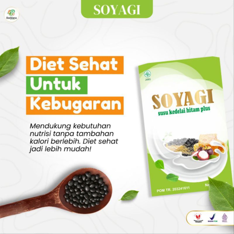 

SUSU SOYAGI KEDELAI HITAM PLUS DIET SEHAT DENGAN SOYAGI
