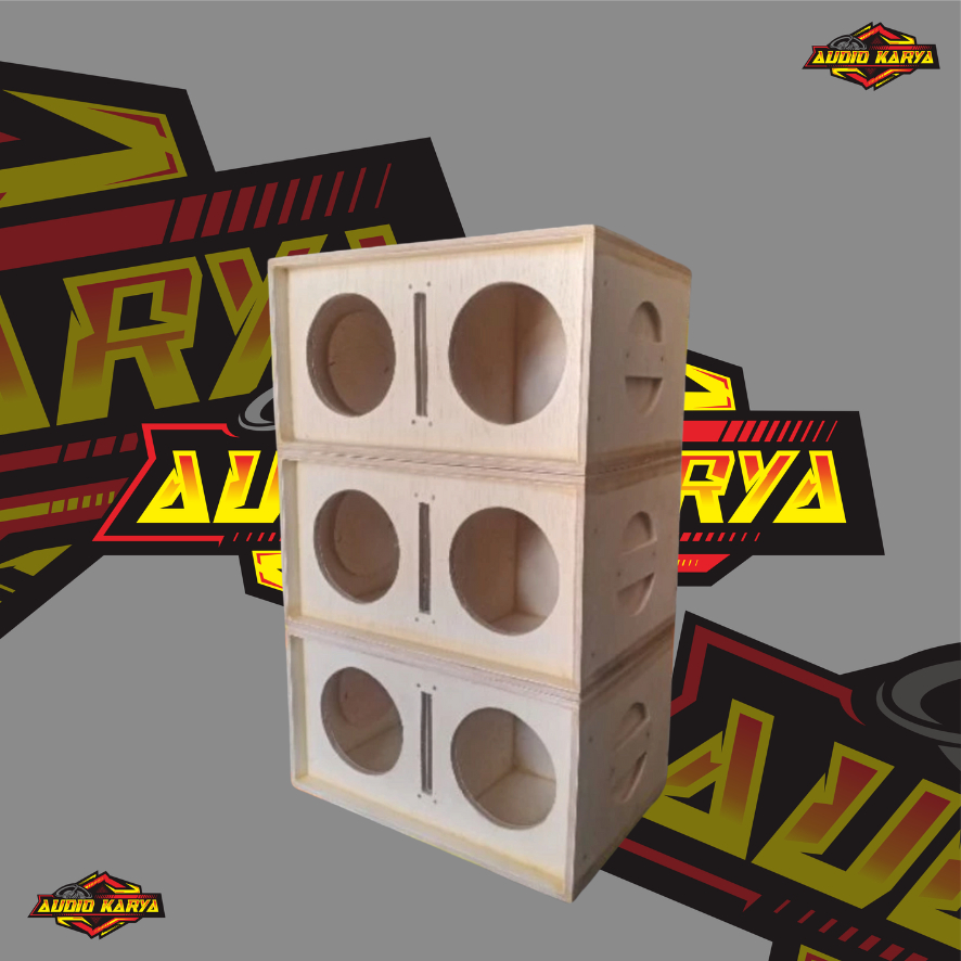 BOX SPEAKER 4 INCH SUBWOOFER DOUBLE - Audio Karya