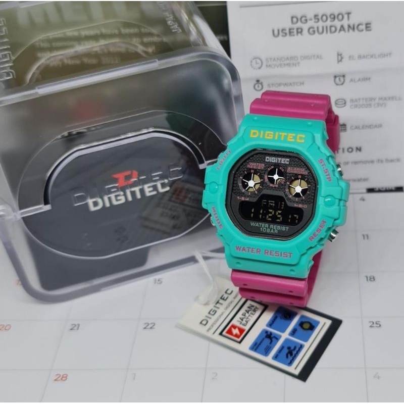 jam tangan digitec DG-5090T original