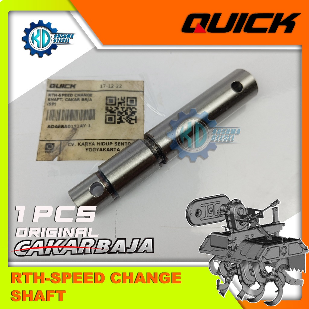 RTH SPEED CHANGE SHAFT CAKAR BAJA - AS PERSENELING - CULTIVATOR - ROTARY - ORIGINAL - QUICK - SPAREP