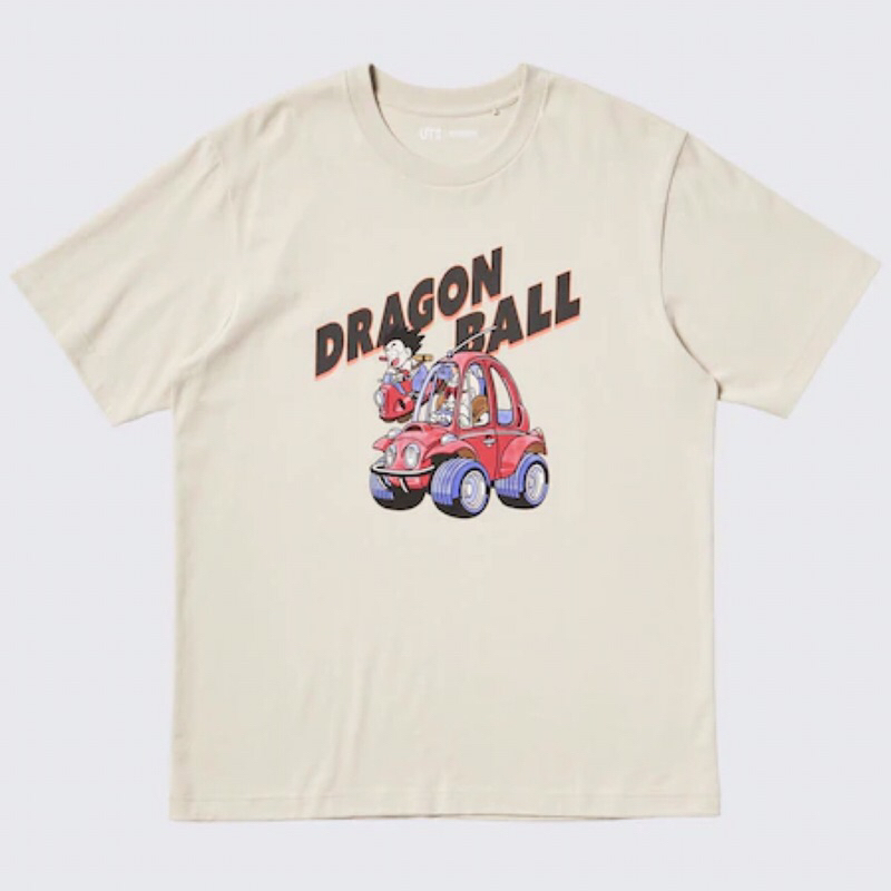 UNIQLO Men UT T-Shirt Kaos Pria Grafis Dragon Ball Daima Natural