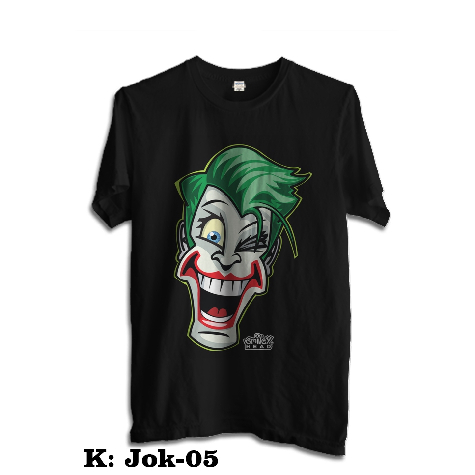 KAOS JOKER/ JOKER SMILE/ KAOS ANIME FILM/ JOKER T-SHIRT