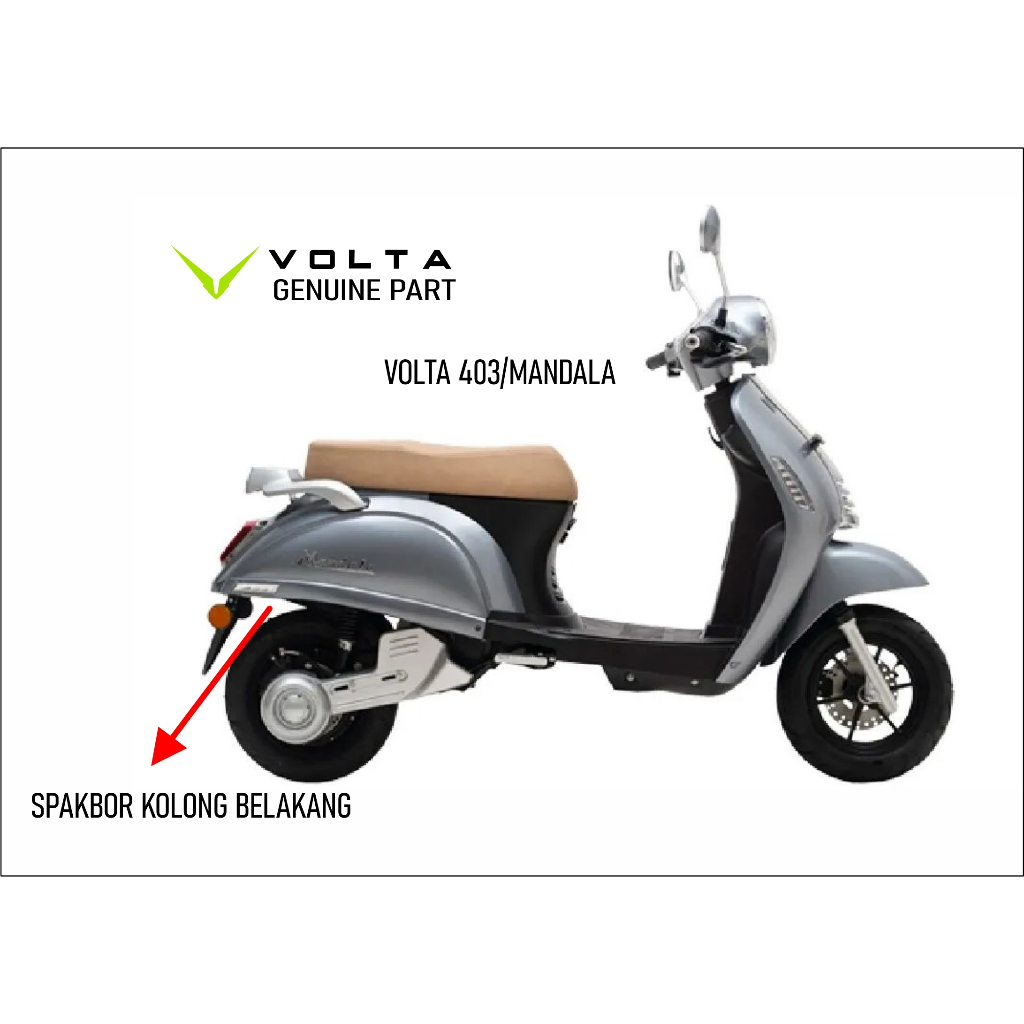 VOLTA ORIGINAL - SPAKBOR KOLONG BELAKANG VOLTA MANDALA