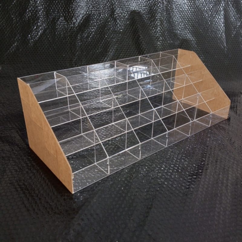 Akrilik rak kopi sachet