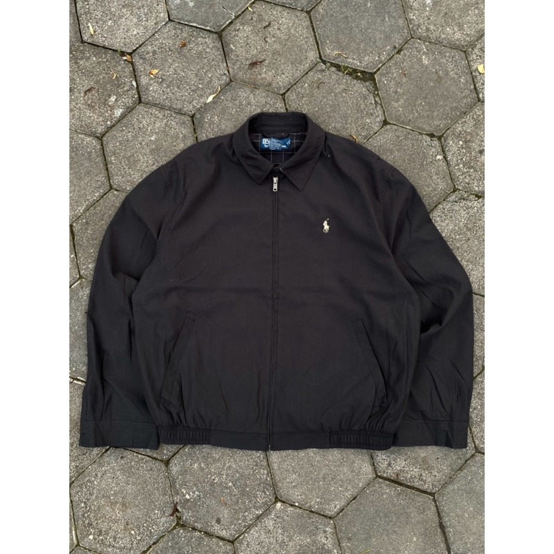 POLO RALPH LAUREN HARRINGTON JACKET - BLACK