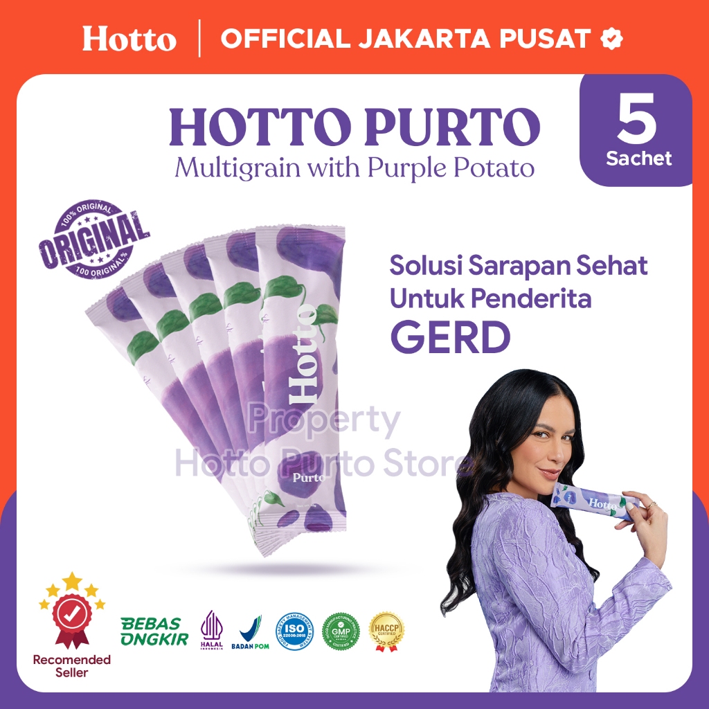 

Hotto Purto Official Store | Hotto Minuman Diet, Oatmeal, Sereal - 5 Sachet