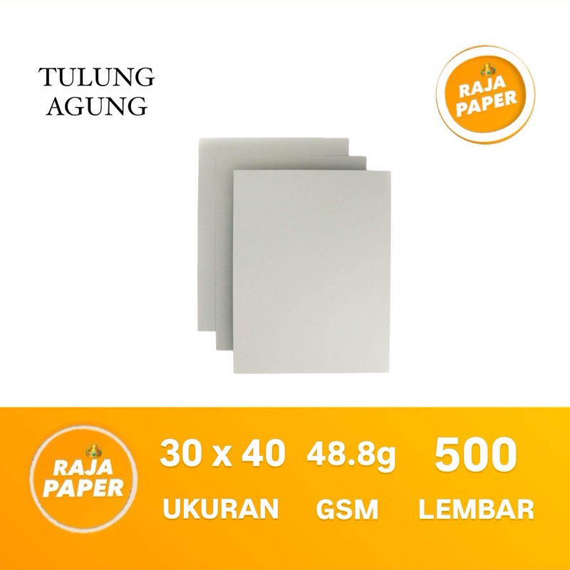 

Kertas Buram Koran Ukuran 30 Cm x 40 Cm 500 Lembar 48.8 Gsm Gr Gram By Tulung Agung ( TA ) ( 300 Mm x 400 Mm ) 1 Rim 500 Lbr 500 Pcs Kertas Koran Kertas Buram Kertas Flipchart Flip Chart Kertas Nasi Padang Kertas CD