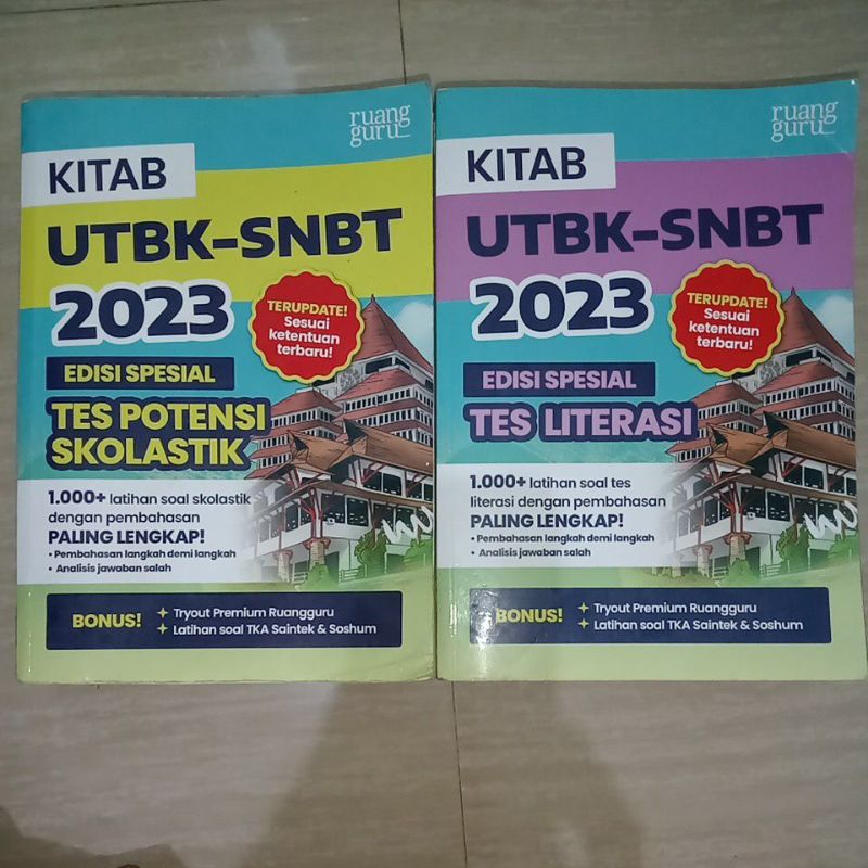 [Preloved] Kitab UTBK-SNBT Ruangguru 2023 TPS & TL