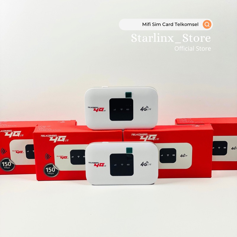 MODEM MIFI WIFI SIM CARD UNLOCK ALL OPERATOR 4G LTE 150 Mbps Kecepatan Tinggi