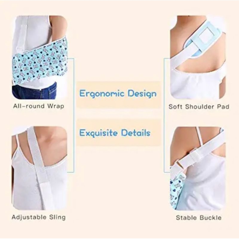 arm sling gendongan tangan anak