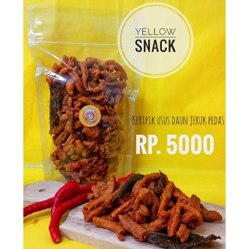 

keripik usus daun jeruk