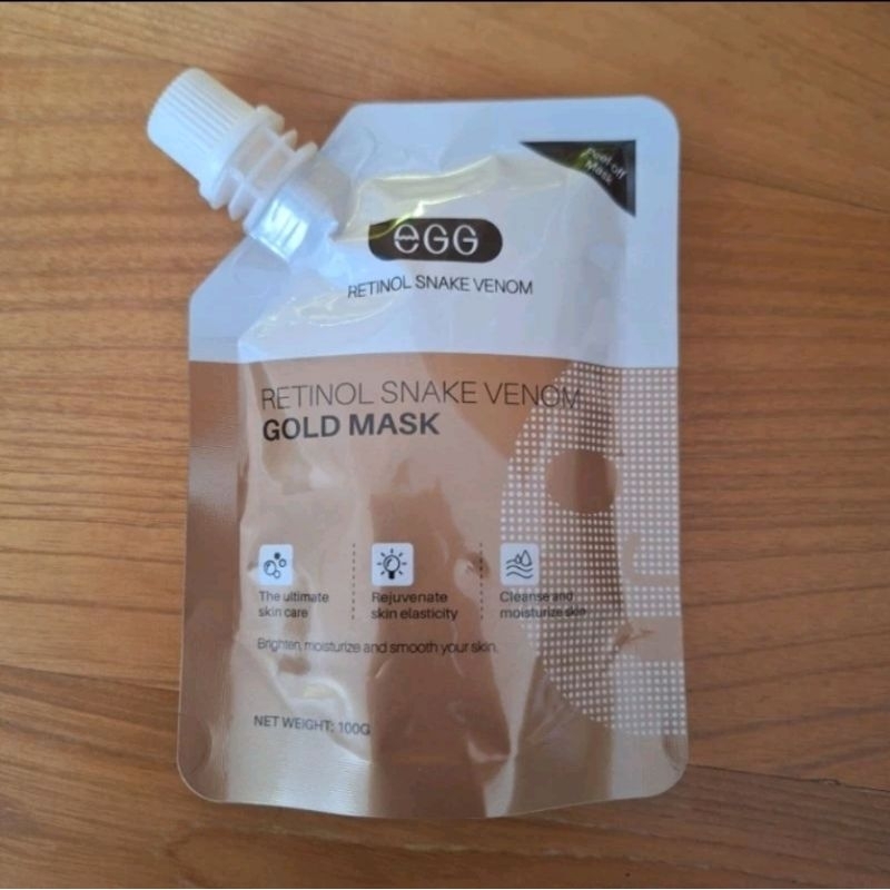 EGG SHELL MASK CREAM- Masksr Kulit Telur Ragi