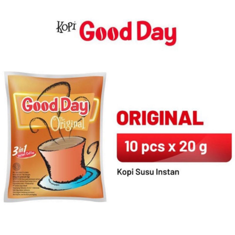 

GOOD DAY HOT 3in1 ORIGINAL 10x20gr