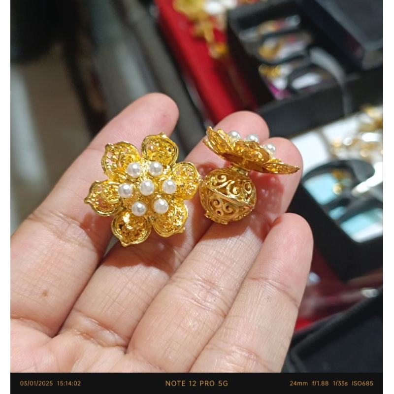 subeng alpaka bali model kenari mutiara mini