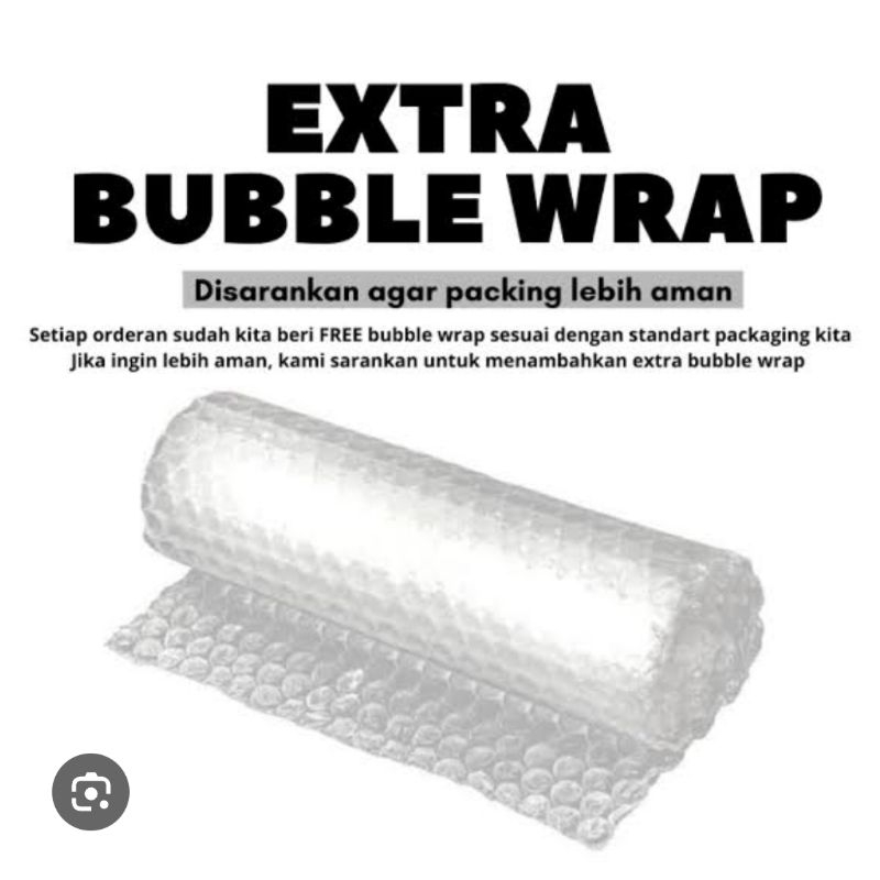 

bubble wrap extra untuk order dibawah 20.000