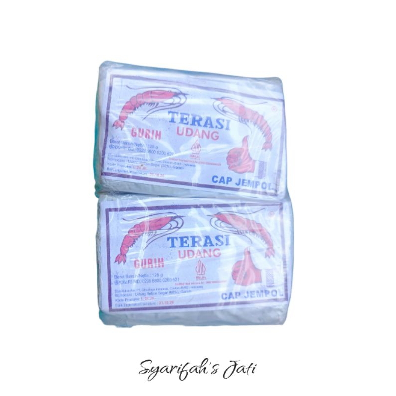 

Terasi Udang Cap Jempol 125 gram