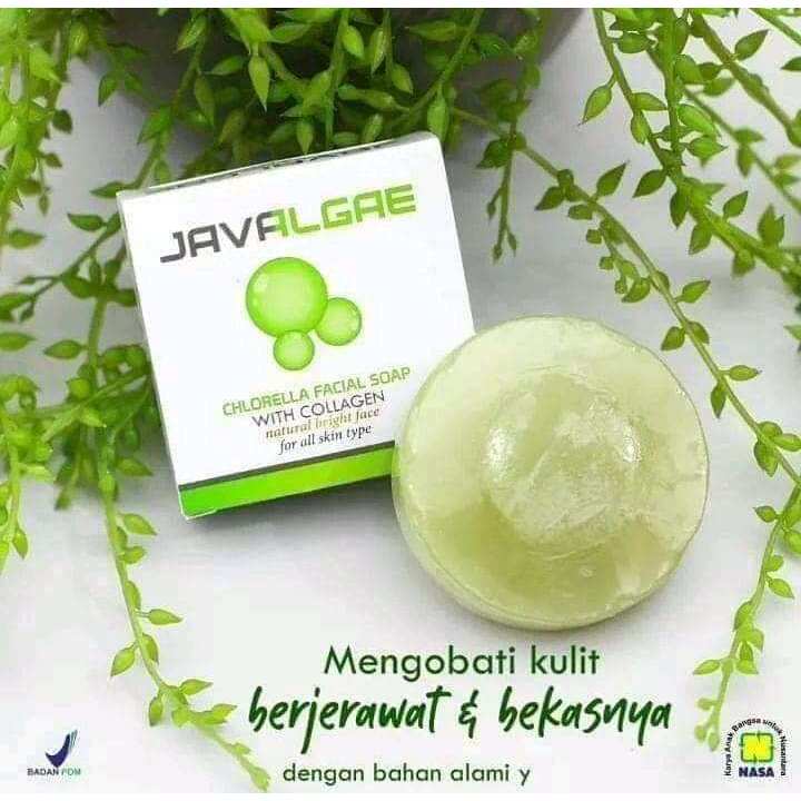 JAVALGAE NASA - SABUN CUCI MUKA - SABUN JAVALGAE - SABUN PENGHILANG FLEK HITAM