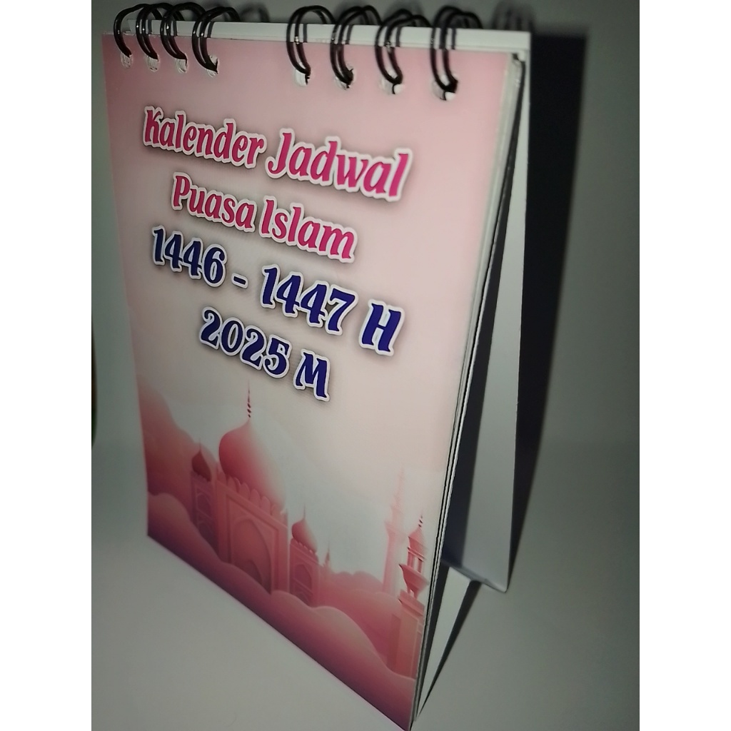 

Kalender 2025 puasa islam - kalender meja mini - kertas tipis