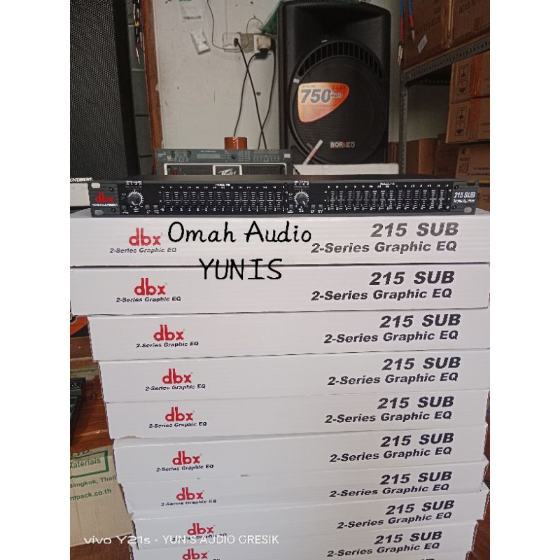 EQUALIZER DBX 215 SUB ORIGINAL DBX GRAPHIC EQ