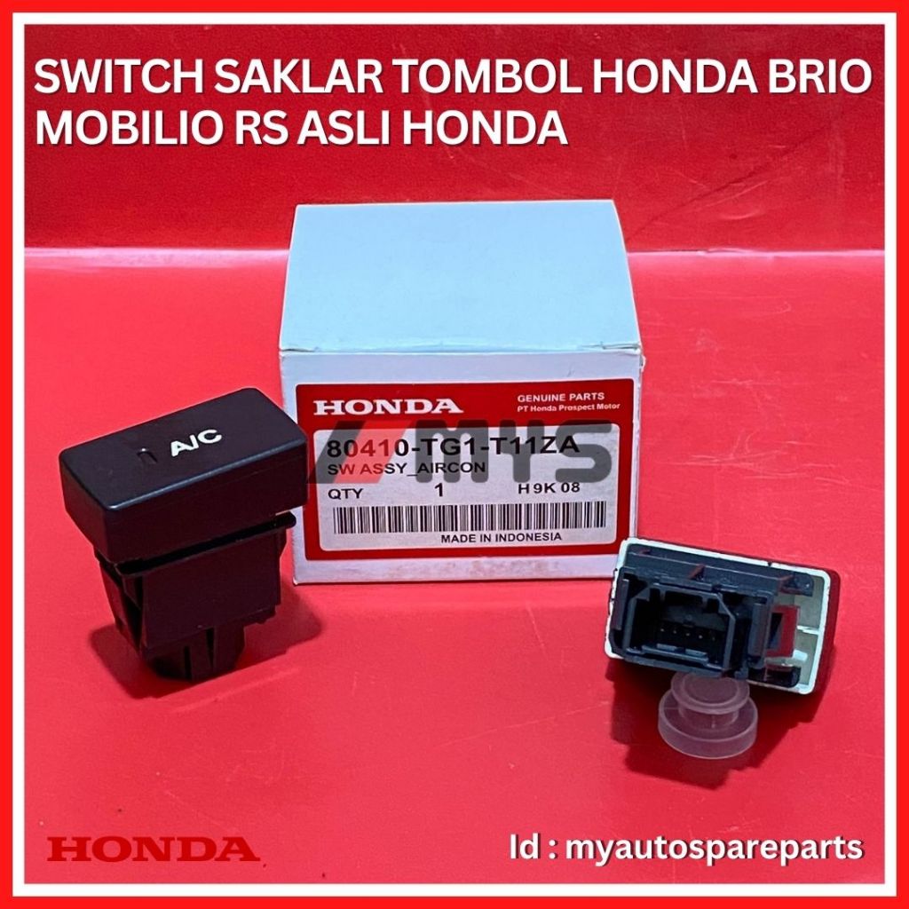 SWITCH SAKLAR TOMBOL AC Mobil HONDA Brio Mobilio RS ASLI HONDA