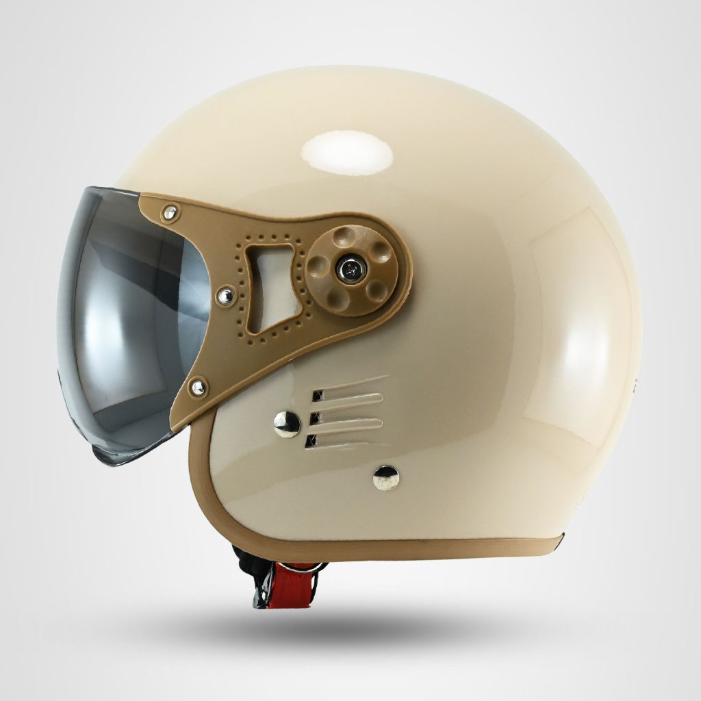 Helm Motor Helm Bogo Bipplast Kaca Pilot Terbaru Pria Wanita Premium SNI Cepol Hijab Friendly