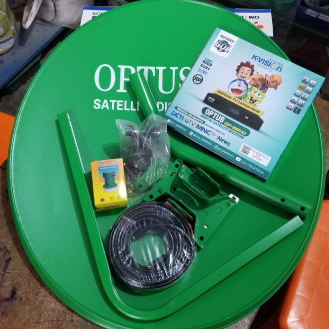 Dis Optus 60cm Ku Band + Reciver Optus