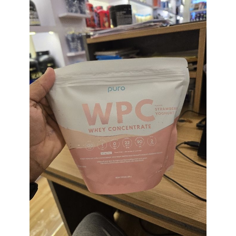 puro wpro wpc whey protein susu gym fitness whey isolate concentrate w pro