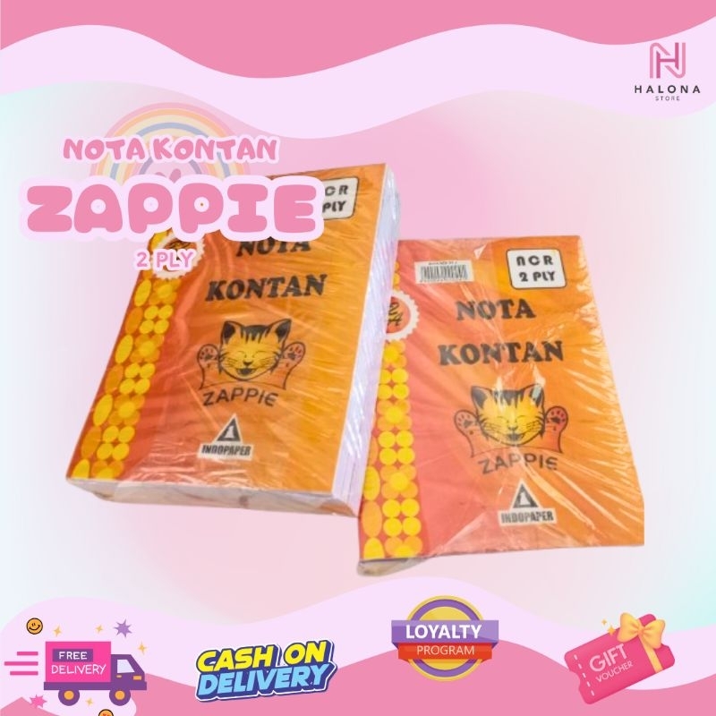 

[1PCS] BUKU NOTA / Nota kontan Zappie INDOPAPER BESAR 2 PLY