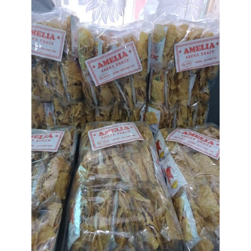 

Kerupuk Pangsit Enak Murah 1 Pack + Saus isi 15 Pcs
