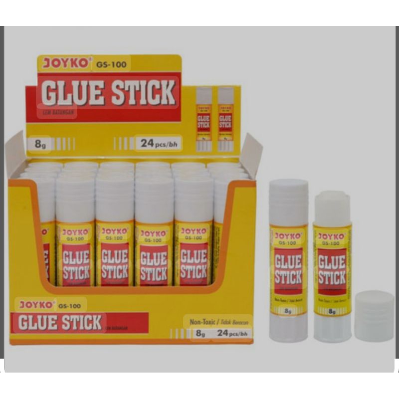 

GLUE STICK JOYKO GS-100 ISI 24PCS/bh / LEM KERTAS JOYKO 8g