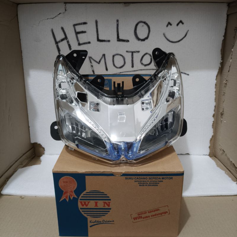Headlamp Lampu Led Vario 110 Fi 2014 2015 Merk Win | Reflektor Depan Vario 110 Fi Led