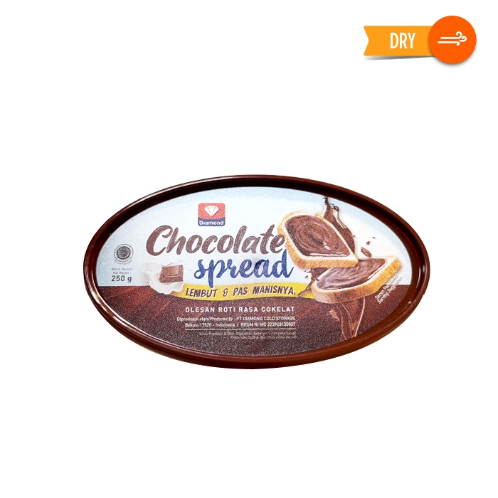 

DIAMOND CHOCOLATE PASTA 250 GR