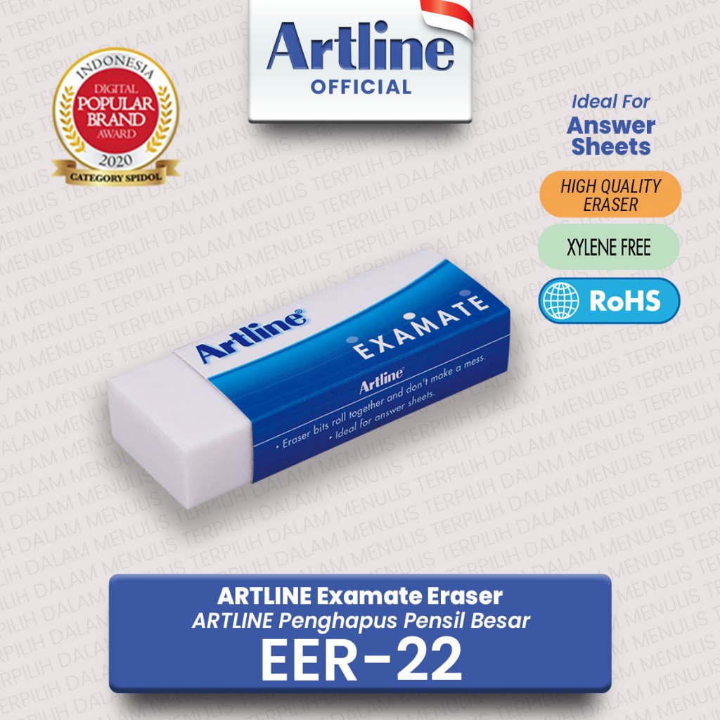 

(LIVE) ARTLINE Penghapus Pensil Eraser EER-22 Big 2