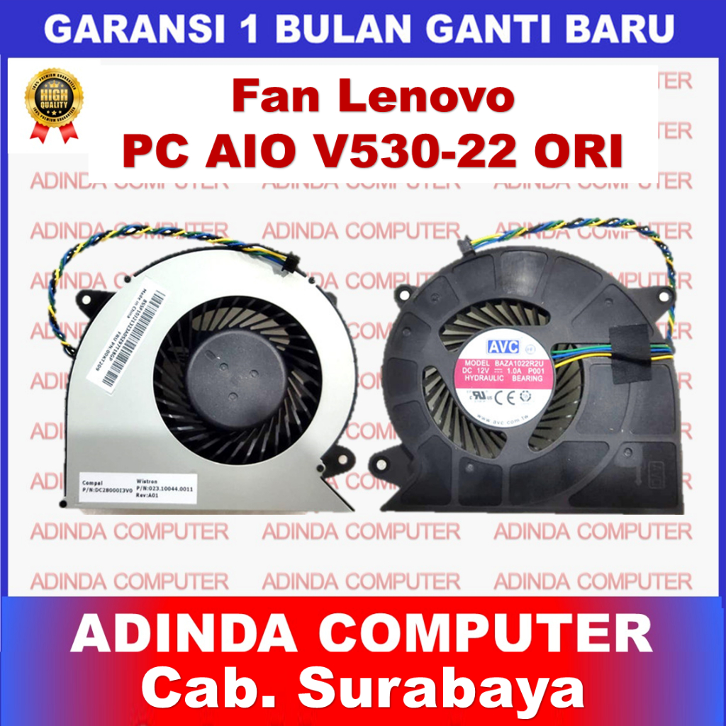 Fan Lenovo PC AIO V530-22 S5350 S3150 0KT209 V310Z Y910-27 520-22 ORI