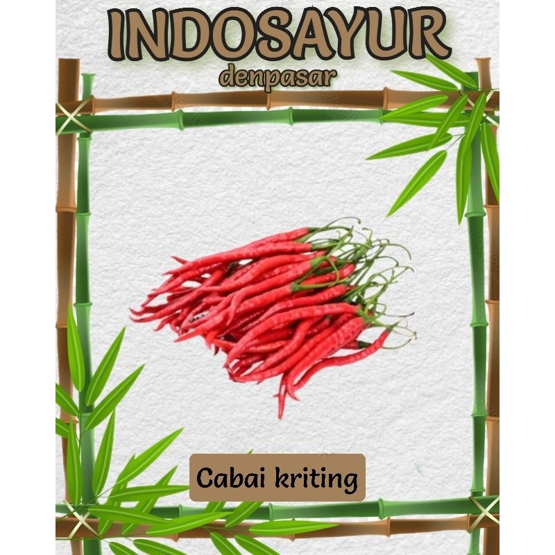 

Cabe kriting merah 50g-100g _ INDOSAYUR