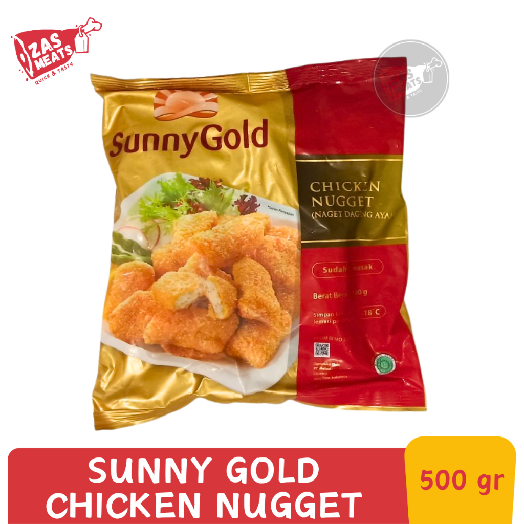 

SUNNY GOLD CHICKEN NUGGET 500GR | SunnyGold Naget Ayam 500 gram