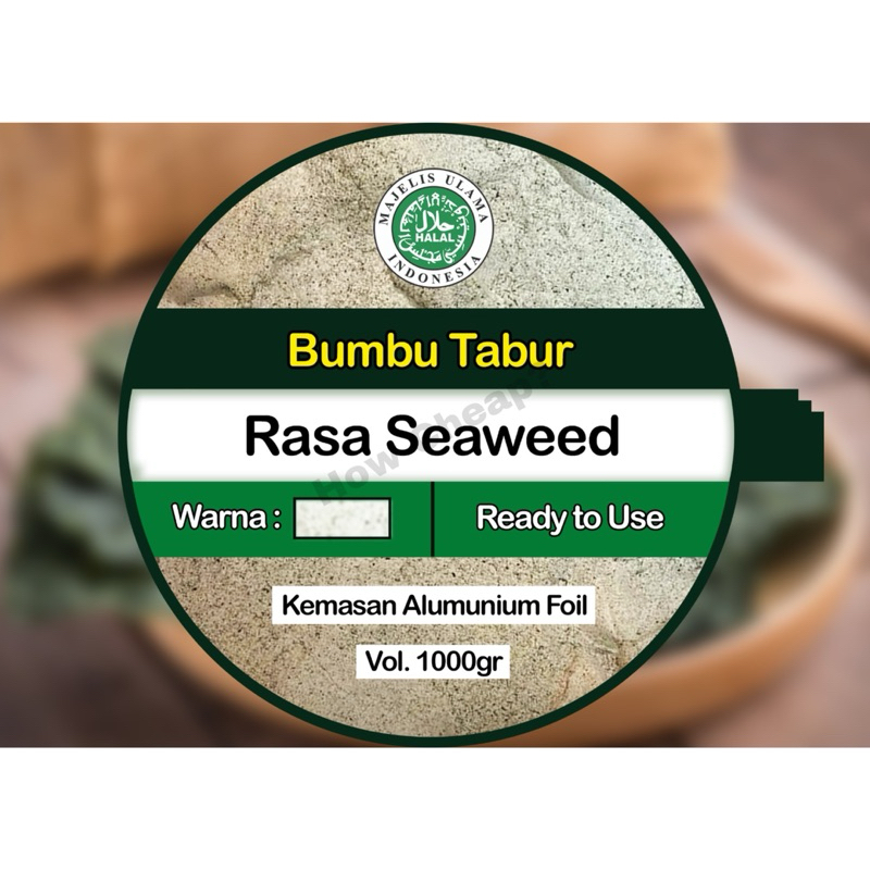 

Bubuk Seaweed 1kg Halal