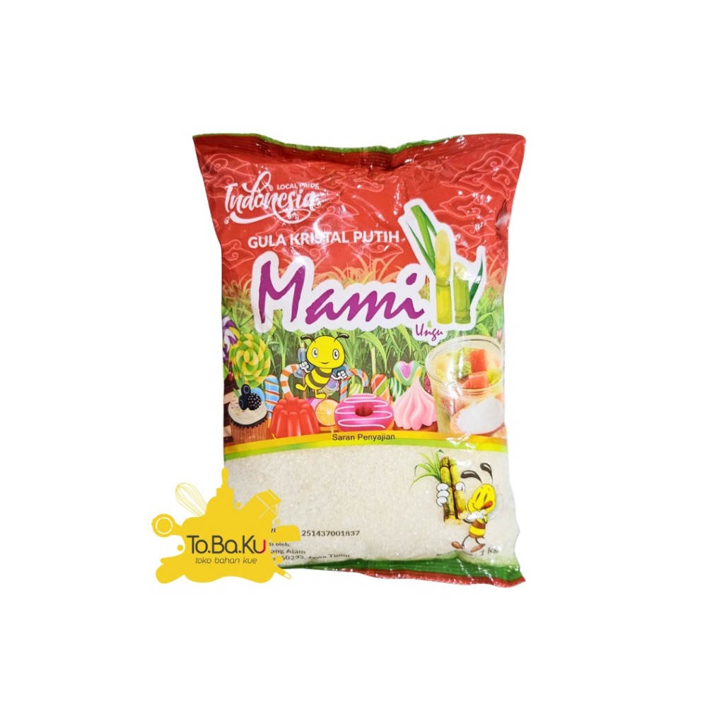 

Gula Pasir Mami (Merah) 1Kg